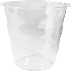 Champagne bucket  polystyrene  4.2 l  D=20, H=20cm  clear.