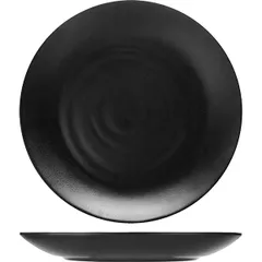 Plate plastic D=256,H=32mm black