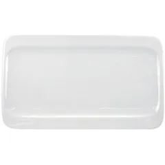 Dish “Orinoco EnBC” rectangular  porcelain ,H=2,L=33,B=19cm white