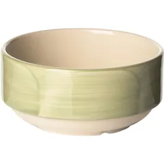 Чашка бульонная «Феннель» фарфор 285мл D=12,H=6см зелен.,бежев.