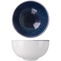 Salad bowl “Vesuvius” porcelain 457ml D=13,H=7cm blue