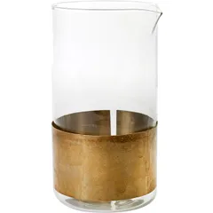 Decanter glass, copper 0.93l D=10,H=16.4cm