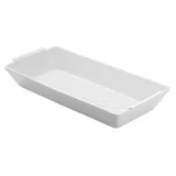 Блюдо «Бомбей» прямоугольное глубокое фарфор ,H=42,L=300,B=150мм белый