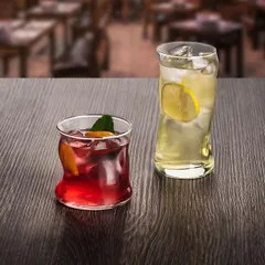 Хайбол (стакан) «Аморф» стекло 400мл D=70,H=149мм прозр., изображение 2