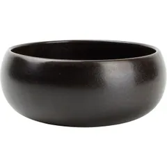 Salad bowl  porcelain  D=140, H=65mm  brown.