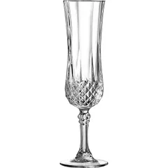 Flute glass “West Loop” glass 140ml ,H=21cm clear.