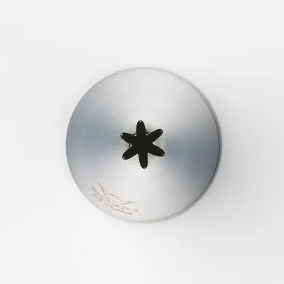 Насадка кондитерская «Закрытая звезда»[5шт] сталь нерж. D=25/3,H=47мм, изображение 2