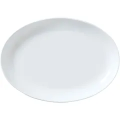 Oval dish  bone porcelain , L=30cm  white