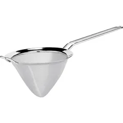 Sieve-cone stainless steel D=18,H=14,L=36.5cm metal.