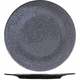 Тарелка «Млечный путь изумрудный» фарфор D=20,H=2см изумруд.,черный, Цвет: Изумрудный