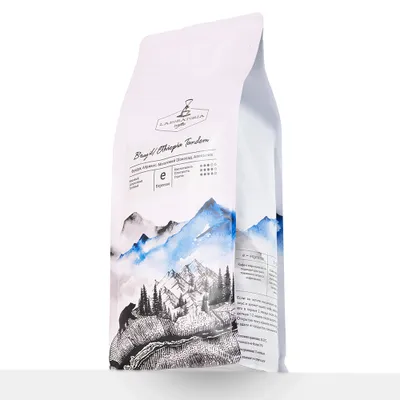 Кофе в зернах «Бразилия-Эфиопия Тандем» для эспрессо 1 кг ,H=305,L=140,B=95мм, изображение 7