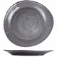 Тарелка «Млечный путь бирюза» фарфор ,H=3,L=32,B=29см бирюз.,черный, Цвет: Бирюзовый