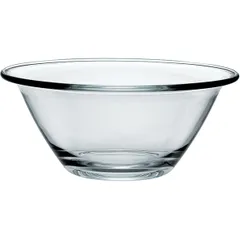 Salad bowl “Mr. Chef”  glass  D=220, H=97mm  clear.