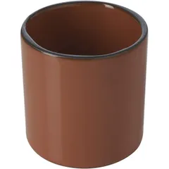 Стакан для горячих напитков «Карактэр» керамика 80мл D=58,H=58мм коричнев.