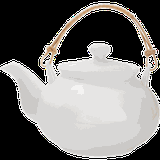 Чайник заварочный «Кунстверк» фарфор 1,1л D=97,H=125,L=185мм белый