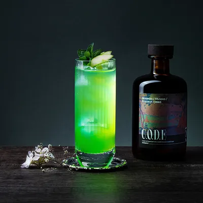 Кордиал «Жасмин / Яблоко / Розовая Гуава» C.O.D.E стекло 0,5л D=7,H=18см, Состояние товара: Новый, Вкус: Жасмин-Яблоко-Розовая Гуава, изображение 7
