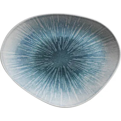 Тарелка «Нанокрем Блю» фарфор D=22см голуб., Цвет: Голубой, Диаметр (мм): 220