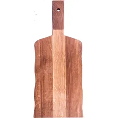 Feeding board with curved handle  oak , H=15, L=290/410, B=160mm