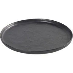 Plate “Pure” ceramics D=21.5cm black