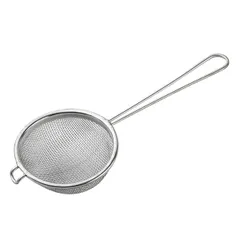 Сито с ручкой сталь нерж. D=7,L=18см стальной