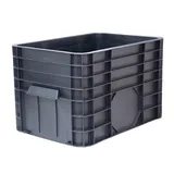Ящик для продуктов сплошной (от 0 до +50°C) полиэтилен 122л ,H=45,5,L=71,B=50см черный