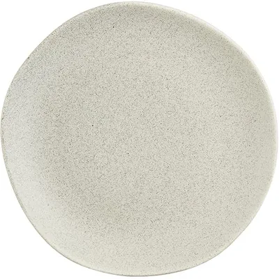 Тарелка «Рокалео Натюр» мелкая фарфор D=25,5см серый, Цвет: Серый, Диаметр (мм): 255