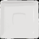 Блюдце квадратное «Кунстверк» фарфор ,L=13,2,B=13,2см белый