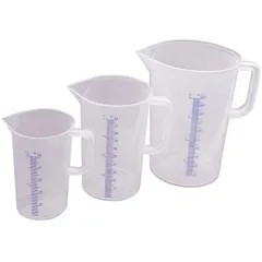 Measuring jug polyprop. 1l D=12,H=17cm clear.