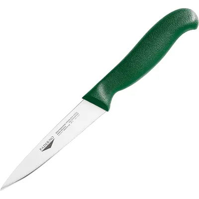 Нож для обвалки мяса ,L=11см зелен.,металлич.
