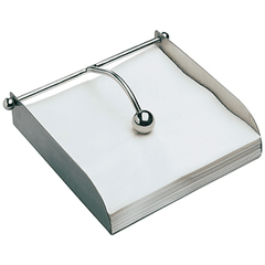 Stand for napkins stainless steel ,H=45,L=170,B=170mm metal.