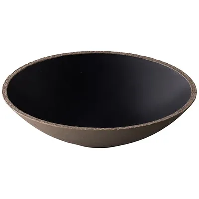 Салатник «Студия Ро» керамика 1,35л D=245,H=60мм серый,черный