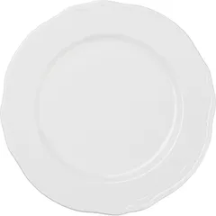 Тарелка «Опера» мелкая фарфор D=28см белый