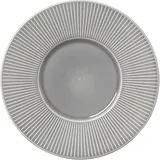 Plate “Willow Mast” small with a wide side  porcelain  D=28.5 cm  gray