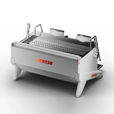 Кофемашина «Izensso Raptor 2G» рожковая мультибойлерная сталь нерж. 11л ,H=51,5,L=84,5,B=65,5см 6,1К, Цвет: Белый, изображение 2