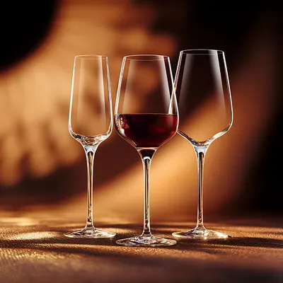 Бокал для вина «Сублим» хр.стекло 350мл D=8,H=23см прозр., изображение 3