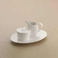 Блюдо «Пьюрити» овальное эко-кост. фарф. ,L=38,B=26см белый, изображение 4