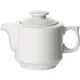 Чайник заварочный «Прага» с крышкой фарфор 0,75л D=12,H=14,5,L=20,B=12см белый, Объем по данным поставщика (мл): 750