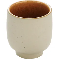 Coffee cup “Nara” ceramics 100ml beige, ocher