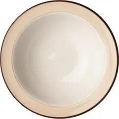 Салатник «Чино» фарфор 140мл D=130,H=37мм белый,бежев.