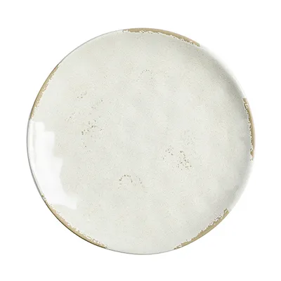 Тарелка «Фенхель» фарфор D=221,H=22мм белый