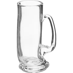 Кружка для пива «Пьяная» стекло 0,5л D=90,H=198мм прозр., изображение 2