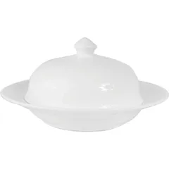 Serving dish “Kunstwerk” porcelain 250ml D=220,H=85mm white