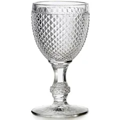 Wine glass “Bikos” glass 140ml ,H=12.7cm clear.