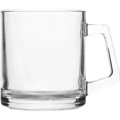 Mug “Basic” glass 370ml D=85,H=95mm clear.