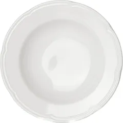 Тарелка глубокая «Увертюра» фарфор 330мл D=24,H=4см белый