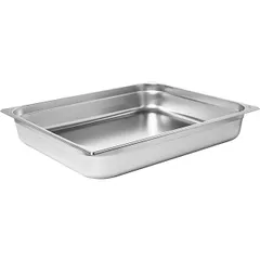 Гастроемкость GN 2/1 сталь нерж. 27,5л ,H=10,L=65,B=53см металлич.