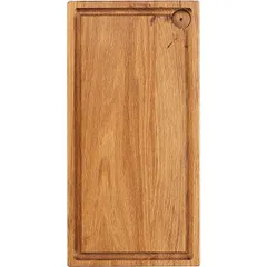 Board for serving  oak  D=35, H=25, L=380, B=200mm  brown.