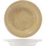 Блюдце «Хани» для масла фарфор D=110,H=17мм бежев.