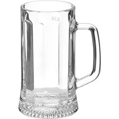 Кружка для пива «Ладья» стекло 330мл D=74,H=150мм прозр., изображение 2