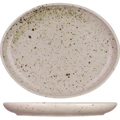 Dish "Lifestyle" oval  porcelain , L=32, B=25cm  sand.